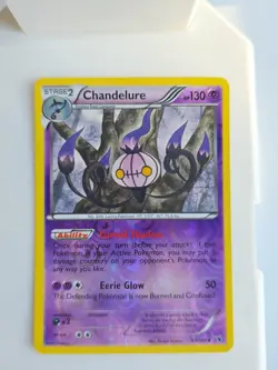 Chandelure Rare Reverse Holo Noble Victories 60/101 Pokemon TCG 2011 Lampent - Image 1
