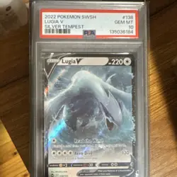 Pokemon Lugia V Ultra Rare Holo PSA 10 Sword & Shield Silver Tempest 138/195 - Image 3