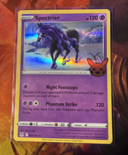 Pokemon - Spectrier - 081/196 - Holo Rare - Lost Origin -NM/M - Image 1