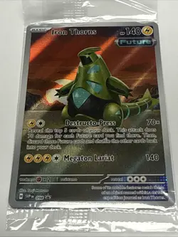 SEALED Iron Thorns Pokemon Center Promo - NM - Temporal Forces - Pokemon TCG - Image 1