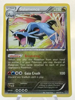Salamence 64/101 Holo Rare Plasma Blast Pokemon Card - Image 1