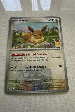 Eevee - (Pokemon Day 2025) (Reverse Cosmos Holo) 074/131 Products Reverse Holo - Image 1