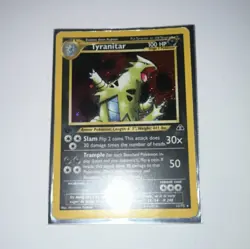 Pokemon TCG Tyranitar 12/75 Neo Discovery 1st Edition Holo Rare 100 HP - Image 1