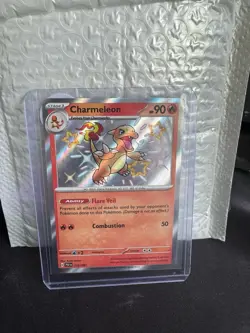 Pokemon TCG Charmeleon Shiny Rare, Paldean Fates 110/091 - Image 1