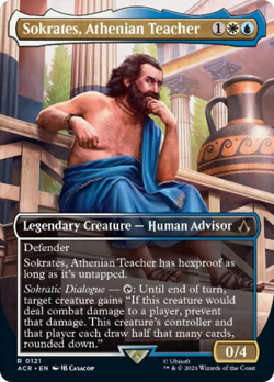 Sokrates, Athenian Teacher (FOIL) x1 - MTG Assassin's Creed ACR #121 - Image 1