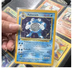 Pokemon Base Set Poliwrath 13/102 1st Edition Holo Rare Italian HP90 - Image 1