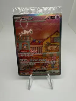 Pokemon TCG Sealed Mew EX 053 Holo Black Star Promo Scarlet & Violet 151 - Image 1