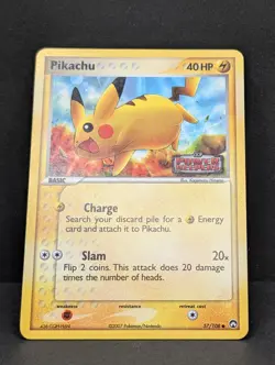 Pikachu 57/108 Power Keepers Reverse Holo Rare Pokemon TCG Nintendo MP+ - Image 3