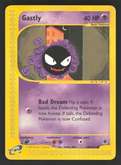 Gastly 109/165 Pokemon TCG Expedition LP - Image 1