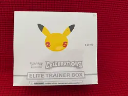 Pokemon TCG: 25th Anniversary Celebrations Elite Trainer Box (2021) Sealed New 820650809439 - Image 1