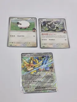 Pokemon TCG: Hop's Zacian ex Box Promos Wooloo, Dubwool, Zacian Ex SVP 193 NM - Image 1