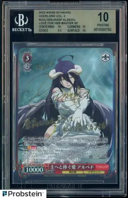 2022 Weiss Schwarz Overload Vol.2 Love For Her Master BGS 10 PRISTINE - Image 1