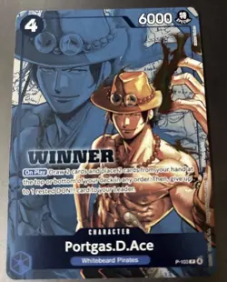 Portgas.D.Ace Winner Pack 2026 Promo P-103 One Piece Card Game - Image 1