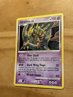 Pokemon Giratina 10/127 Platinum Holo Rare 100 HP English Card - Image 3