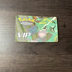 Pokemon Emerald Version Collectors VIP ID Card ONLY - Image 1
