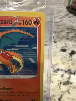 Special Delivery Charizard SWSH075 SWSH SEALED Black Star Promo Card Holo UK NM - Image 4