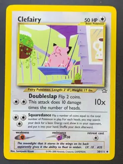 Clefairy Uncommon 30/111 Neo Genesis Pokemon TCG Card 2000 Non Holo - Image 1