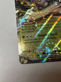 Pokemon TCG Durant EX 004/191 Surging Sparks Double Rare Card (NM Condition) - Image 5