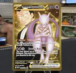 Pokemon Team Rocket's Mewtwo EX Destined Rivals Card 240/182 Pristine Condition - Image 1