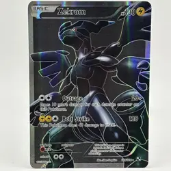 Pokemon Card - Zekrom Black & White 114/114 Full Art Holo Rare - Image 1