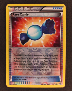 Rare Candy 135/160 - Pokemon Card TCG - XY Primal Clash - Rev Holo - MP - Image 1