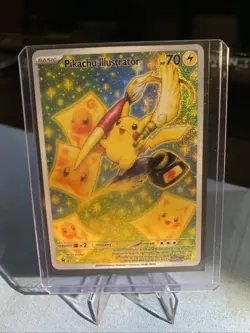 Pikachu Illustrator Full Art Customiziert Black Star 🪭 Made 🎁🧸nur Ein im WEB! - Image 1