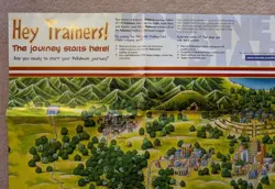 Pokemon Trading Card Game League MAT POSTER & MAP - Vintage 1999 Toys R Us Promo - Image 5