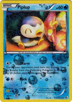 Piplup RC6/RC25 Holo Legendary Treasures: Radiant Collection Pokemon Holo DMG - Image 1