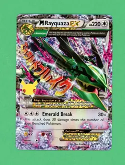 M Rayquaza EX Pokemon Celebrations Classic Collection 76/108 NM - Image 1