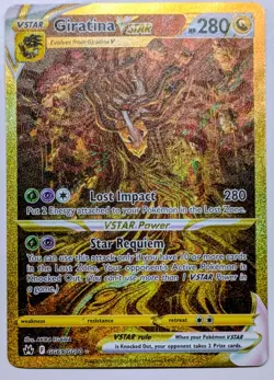 The Pokemon Company Giratina VSTAR GG69/GG70 Crown Zenith Galarian Gallery Holo - Image 1
