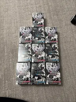 Pokemon 4x Black Bolt 6x White Flare Booster Bundle Box Sealed NEW - LOT OF 10 - Image 1
