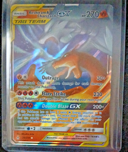 Pokemon Reshiram & Charizard GX 20/214 Sm-Unbroken Bonds Ultra Rare Holo NM - Image 1