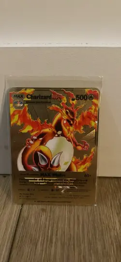 Pokemon Charizard VMAX Gold Foil Collectible Card Set - Image 4
