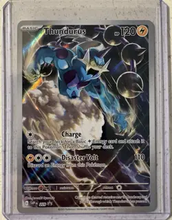 Pokemon SV12b: Black Bolt Thundurus 209 Black Star Promos Illustration Rare Holo - Image 1