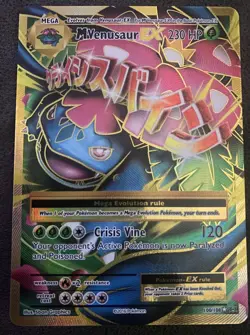 Pokemon M Venusaur EX Full Art Ultra Rare Holo 100/108 Evolutions English 230 HP - Image 1