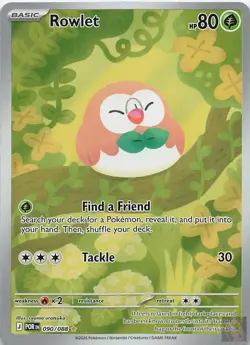 Rowlet 090/088 Perfect Order Pokemon Near Mint - Image 1