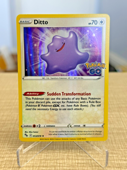 Ditto 053/078 Pokemon GO Holo NEAR MINT - Image 1