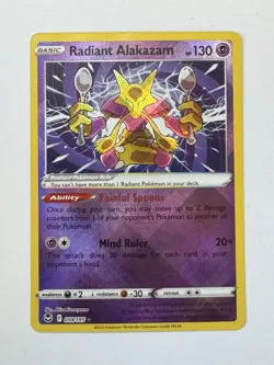Pokemon TCG - Radiant Alakazam - Silver Tempest 059/195 - Image 1
