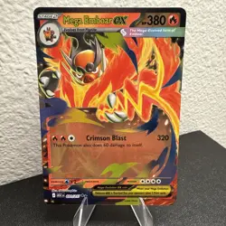 Mega Emboar ex 031/217 Pokemon ME: Ascended Heroes ASC NM - Image 1