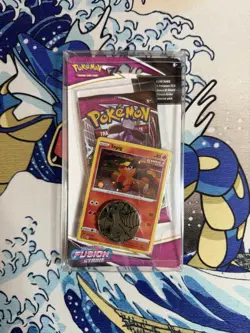 Pokemon TCG: Fusion Strike 1 Pack Blister (1 promo & coin) - Factory Sealed - Image 1