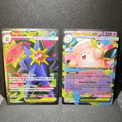 Pokemon TCG EX Holo Mega Starmie EX 102/200 & Mega Clefable EX 017/200 Lot (2) - Image 1
