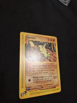 Larvitar 89/147 - Aquapolis - e-Reader Series - Pokemon TCG - 2002 - NM -Vintage - Image 2