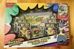 Pokemon Mega Evolution: Ascended Heroes - Mega Lucario Premium Poster Collection - Image 1