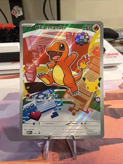 First Partner Illustration Charmander Promo Full Art Holo 038 Pokemon TCG - Image 1