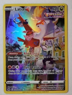 Pokemon TCG Latias GG20/GG70 Crown Zenith Ultra Rare Full Art Holo NM/M - Image 1
