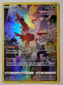 Pokemon TCG Latias GG20/GG70 Crown Zenith Ultra Rare Full Art Holo NM/M - Image 3
