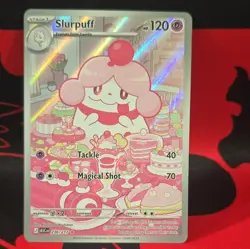 Pokemon TCG Slurpuff 236/217 Twilight Masquerade Illustration Rare Holo 120 HP - Image 1