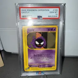 2002 Pokemon Expedition Gastly Psa 10 Gem Mint POP 90 - Image 1