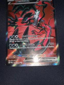 Pokemon Yveltal EX Ultra Rare Full Art Holo POR 105/088 English 210 HP - Image 3