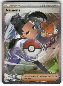 Nemona 238/091 Special Illustration Rare Paldean Fates Pokemon Near Mint - Image 1